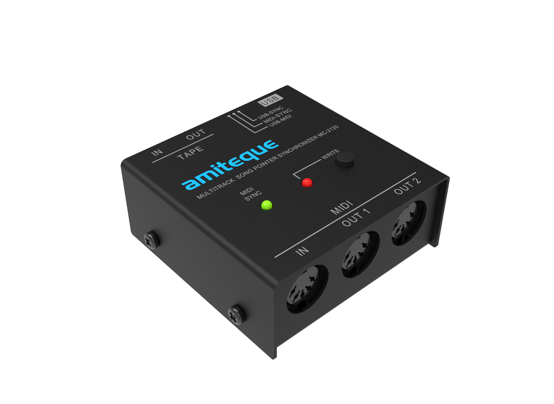 Amiteque MC-2120 MIDI synchronizer and MIDI interface
